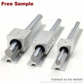 Línuleg járnbraut 2PCS SBR16-2000mm línuleg rennibraut 2 járnbraut auk 4 SBR16UU legublokk